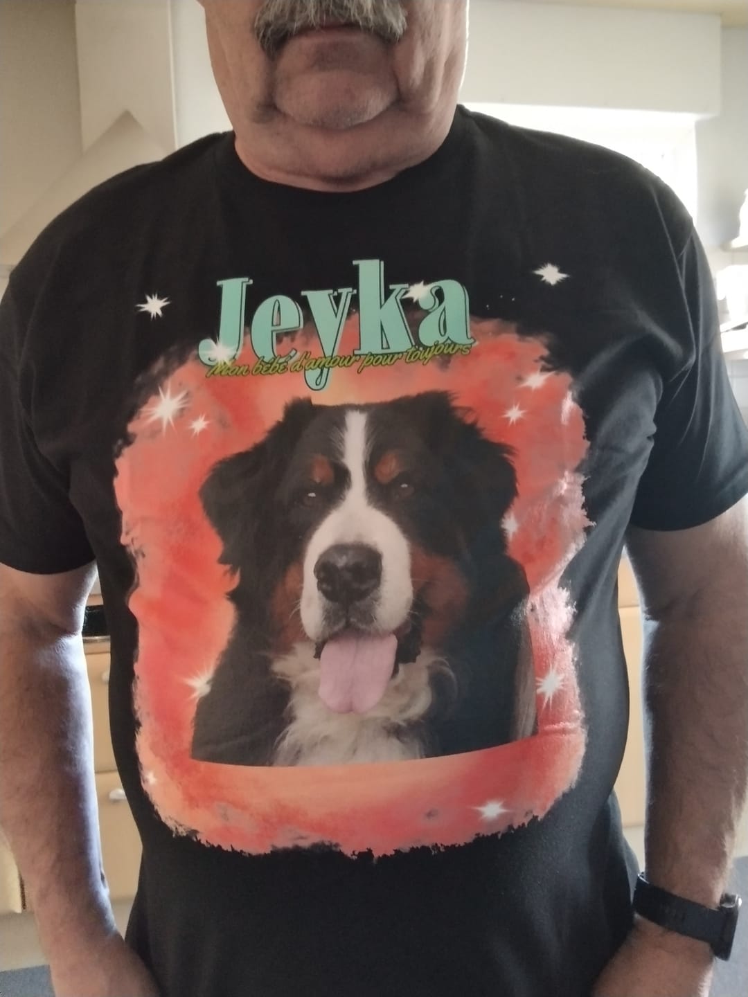 Customer photo review of Votre photo années 90 - T-Shirt personnalisé