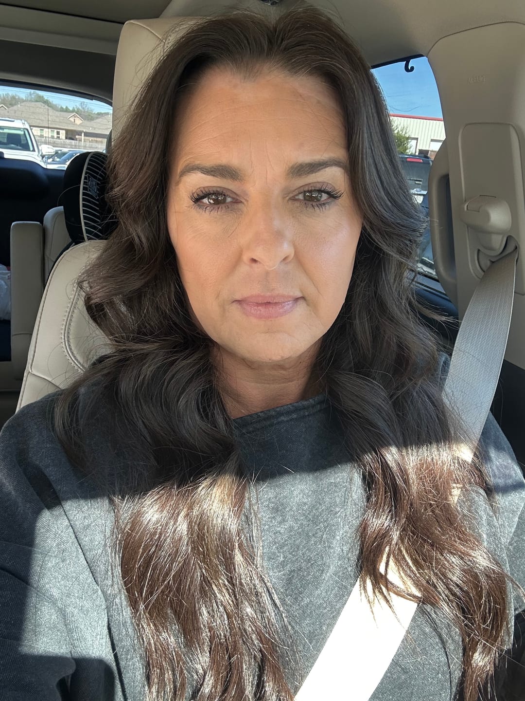Customer photo review of Dark Brown #2 Straight DIY Hair Extensions Home Kit