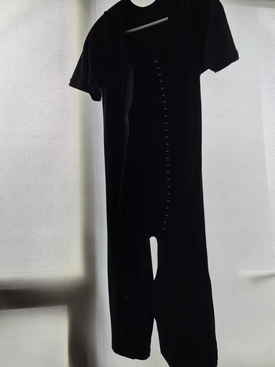 Customer photo review of Men Shapewear Tummy Control Slimming Bodysuit