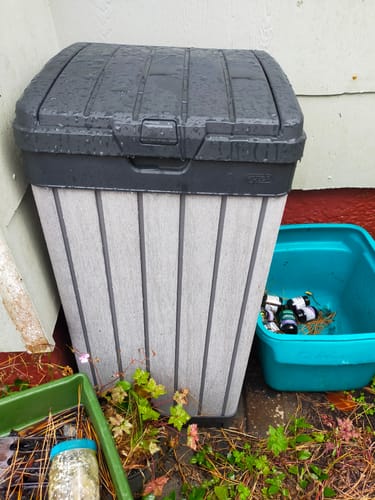 Customer photo review of Rockford Waste Bin