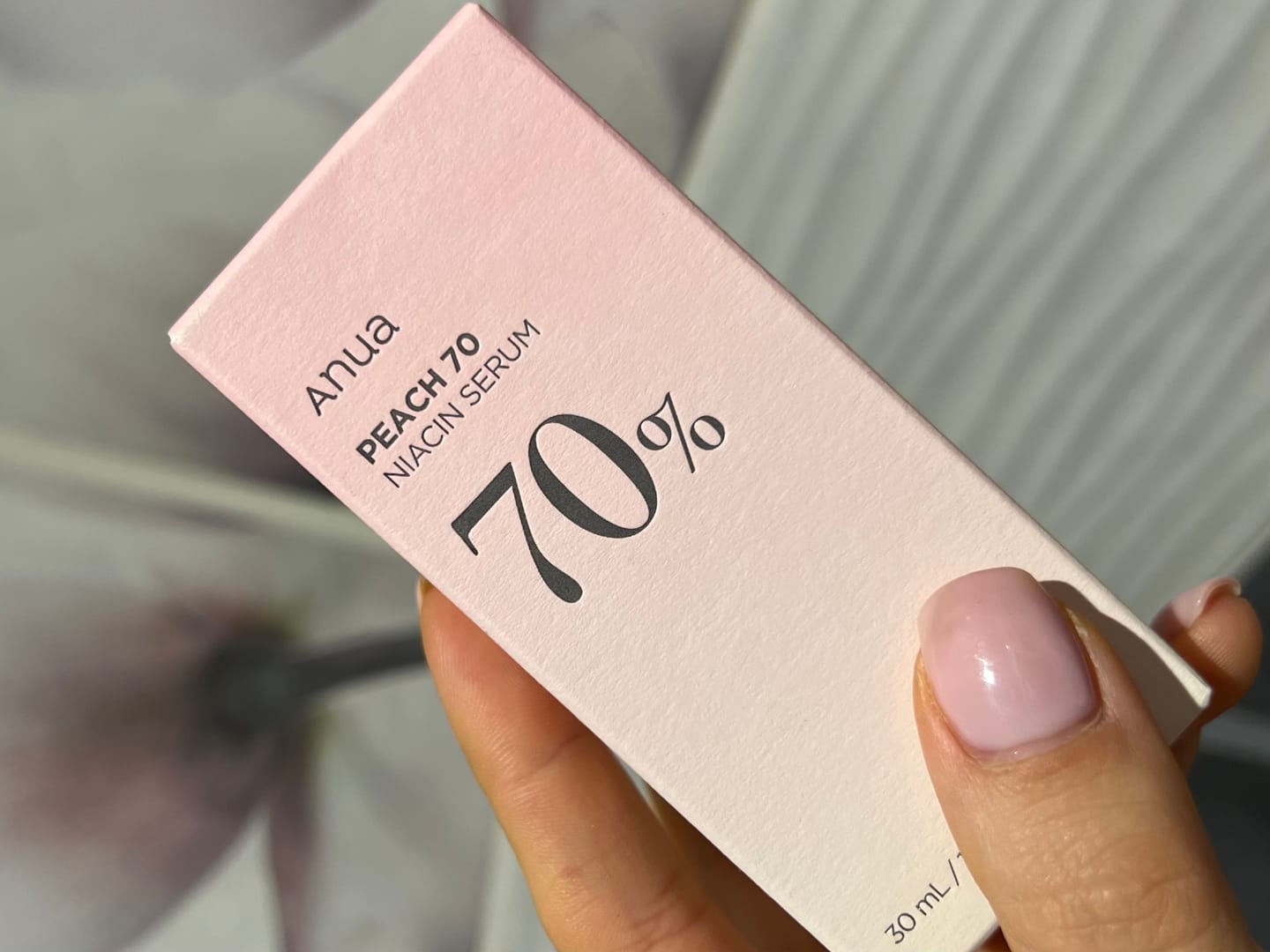 Customer photo review of Serums ar persiku gludai un mirdzošai ādai Anua Peach 70% Niacin Serum