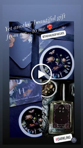 Customer video review of Darkling Eau de Parfum 50ml