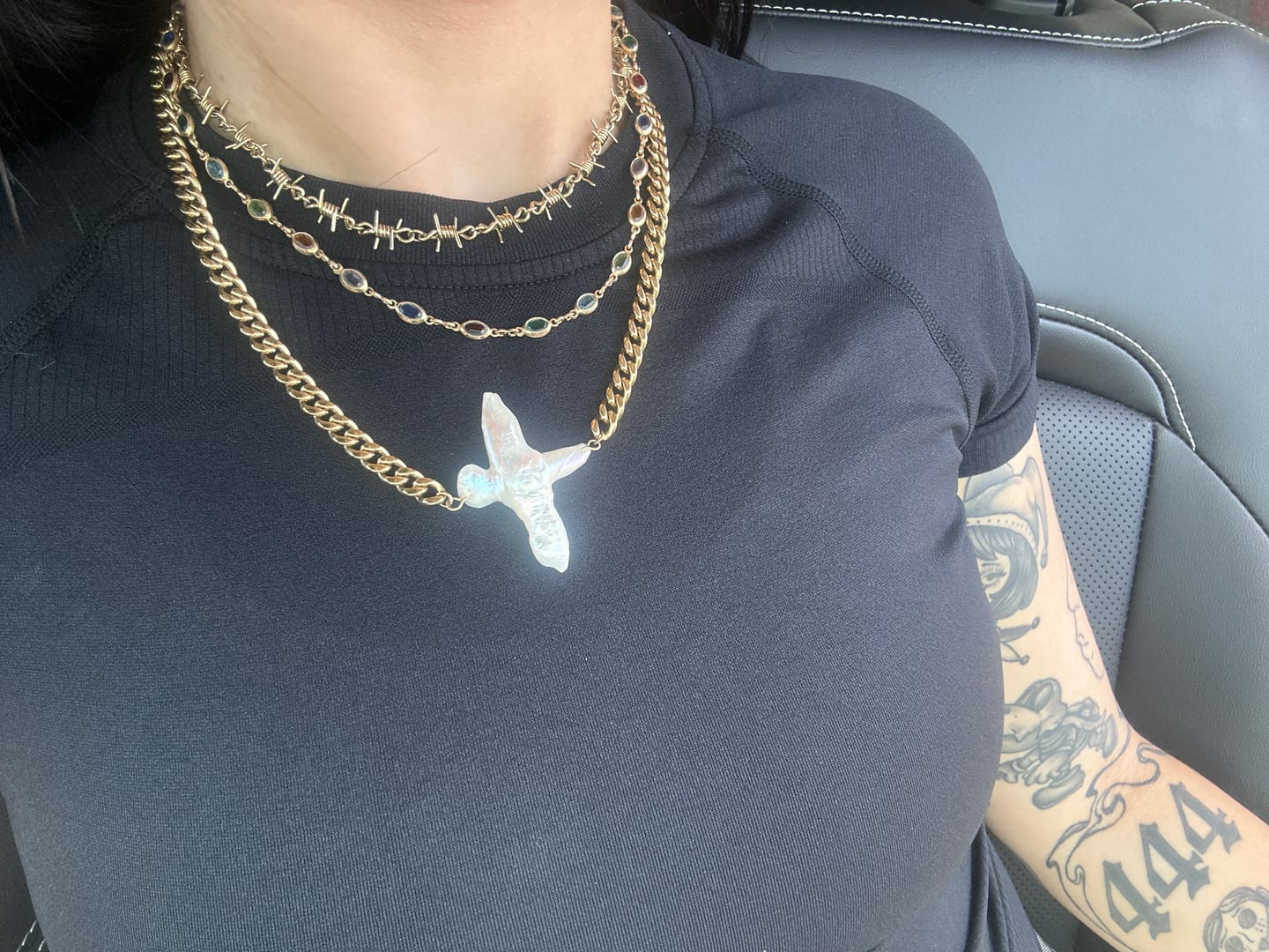 Customer photo review of Barbed Wire Choker