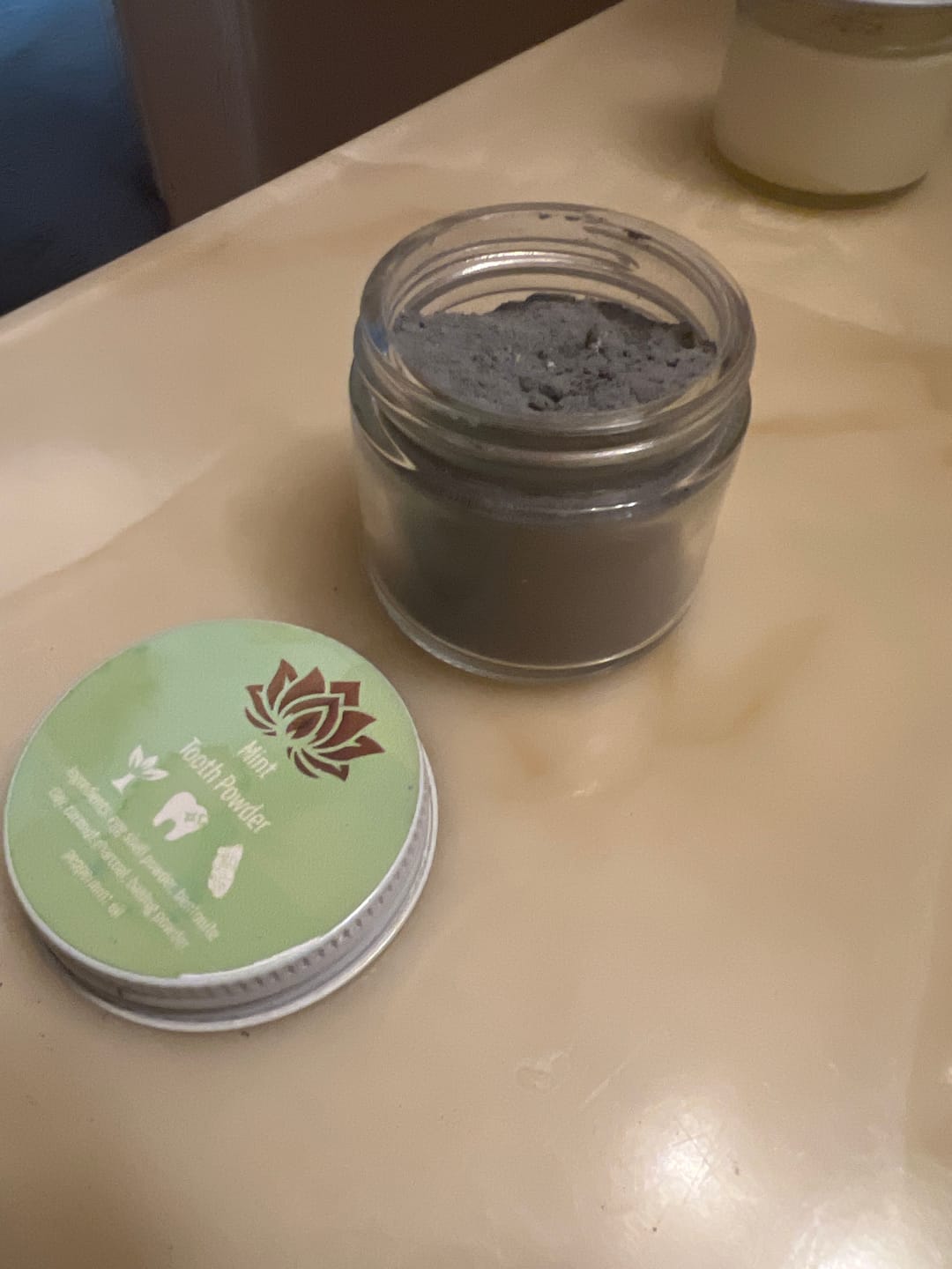 Customer photo review of Remineralizing Tooth Powder