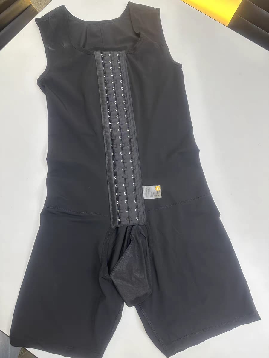 Customer photo review of Men Shapewear Tummy Control Slimming Bodysuit