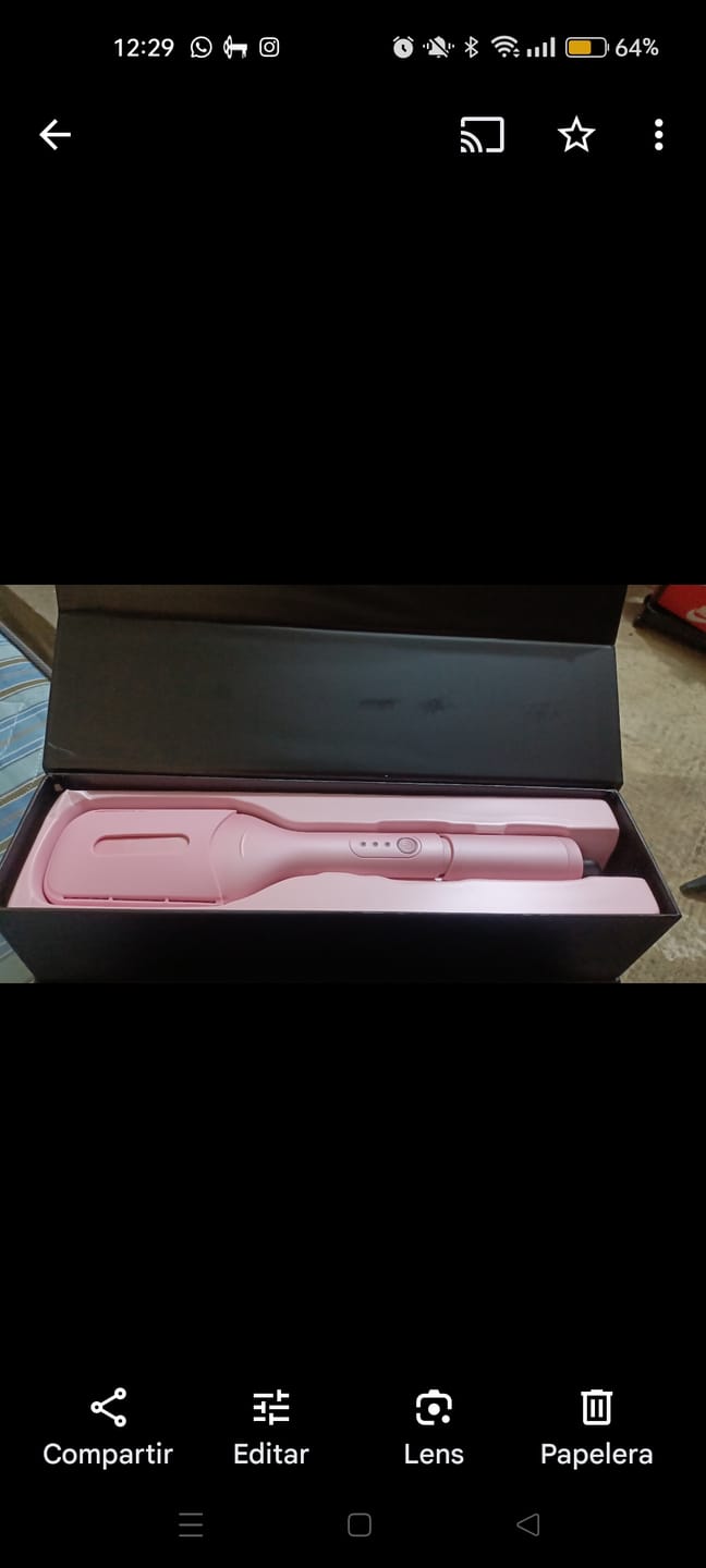 Customer photo review of Plancha 2 En 1 Diana Fletes Para Cabello Húmedo y Seco TiTanium Galvanizado