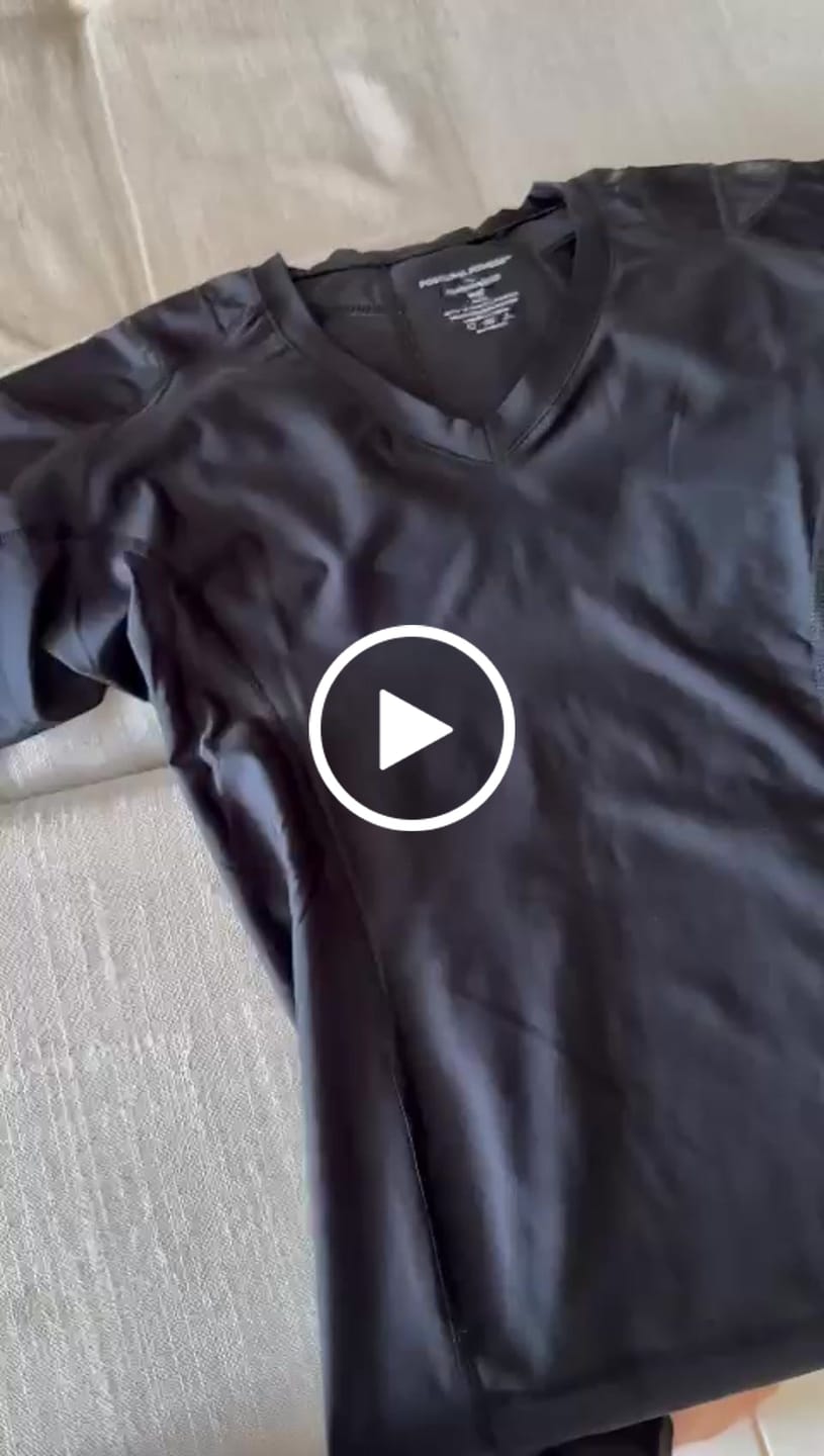 Customer video review of Camiseta Postural Masculina - Posture Shirt® Pullover