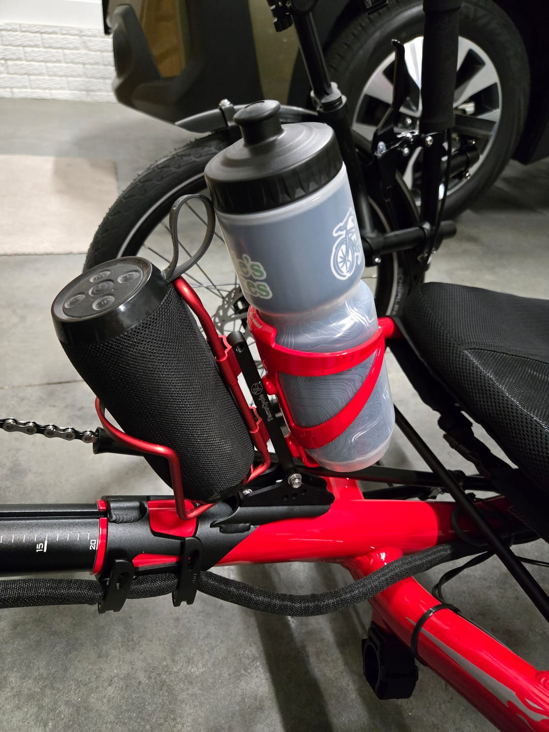 Customer photo review of Adjustomatic Bottle Mount