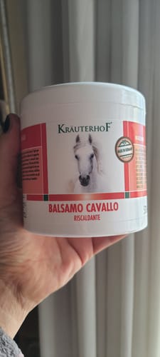 Customer photo review of Kräuterhof Balsamo Cavallo Riscaldante, Gel Massaggiante Extra Forte, Per Dolori Muscolari, 500 ml