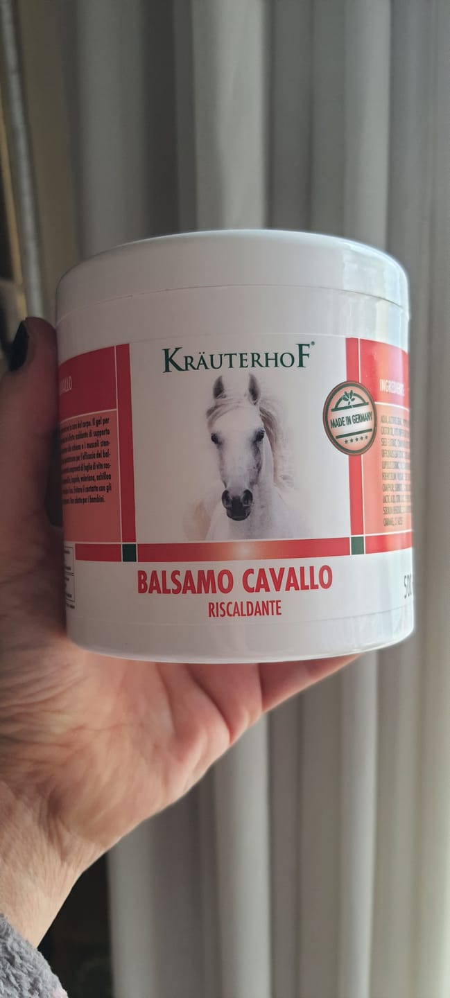 Customer photo review of Kräuterhof Balsamo Cavallo Riscaldante, Gel Massaggiante Extra Forte, Per Dolori Muscolari, 500 ml