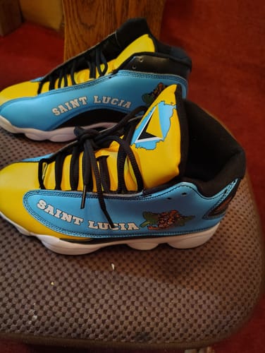 Customer photo review of Saint Lucia High Top Sneakers Shoes RLT6