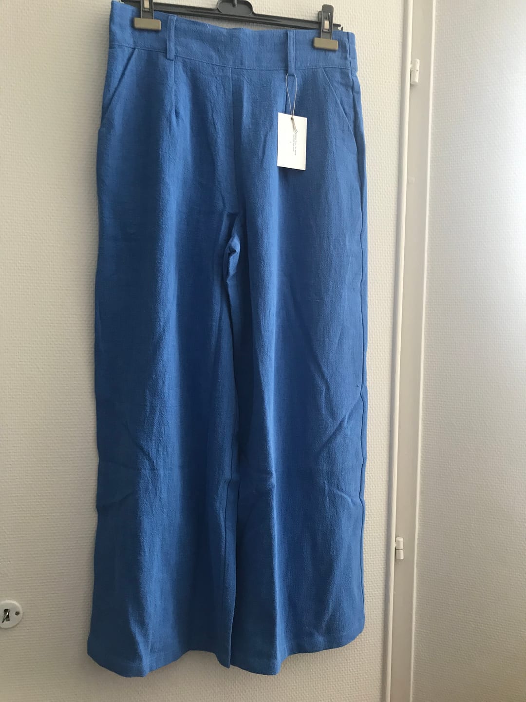 Customer photo review of Pantalon Tom - lin stone washed bleu azur