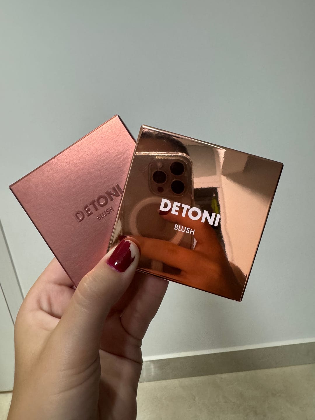 Customer photo review of SOFT BLUSH DUO | 03 PAPAYA CREAM & SOFT BROWN