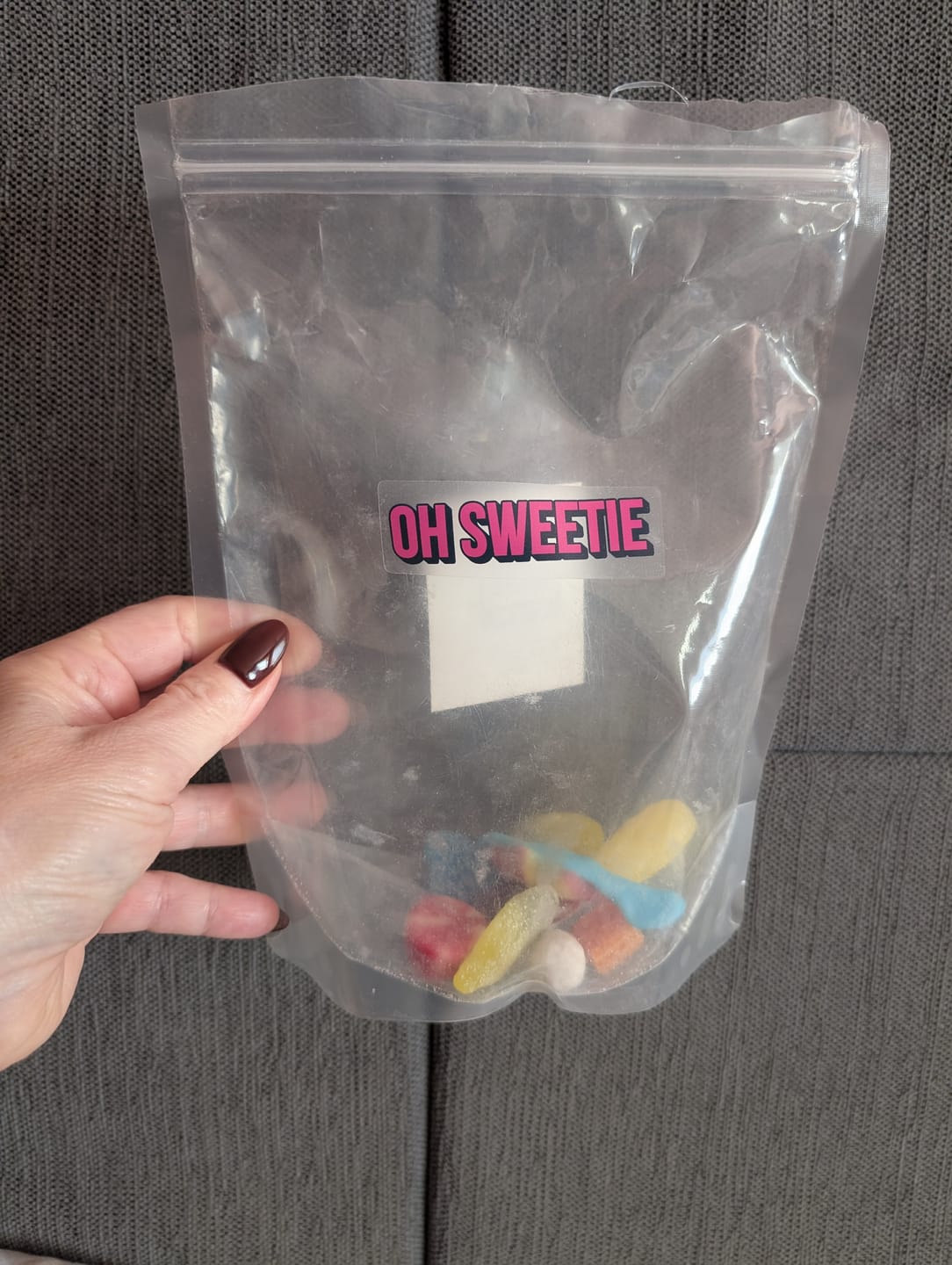 Customer photo review of Build Your Own Pick and Mix Sweets Bag – Over 100 to Choose From