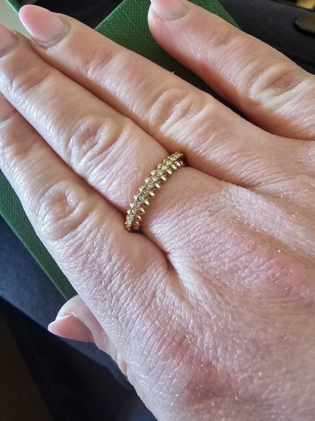 Customer photo review of Crested Ring