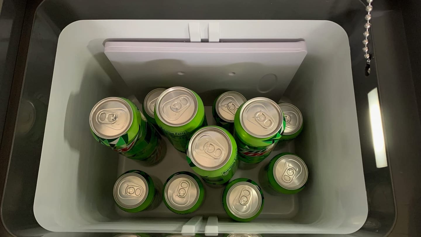 Customer photo review of BougeRV CRPRO20 20L 12V Portable Car Fridge Freezer