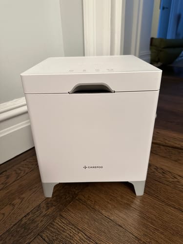 Customer photo review of Carepod Cube Plus X50V - Sanitizing Warm + Cool Mist Stainless Steel Humidifier