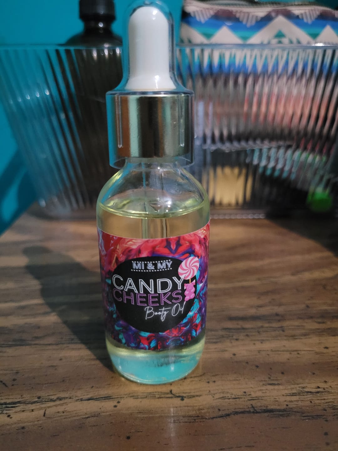 Customer photo review of Candy Cheeks Booty Oil