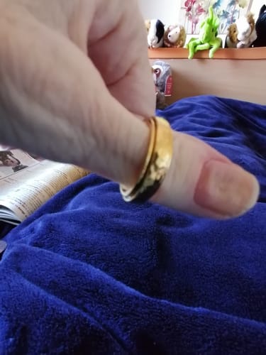 Customer photo review of Grecian Spinner Ring