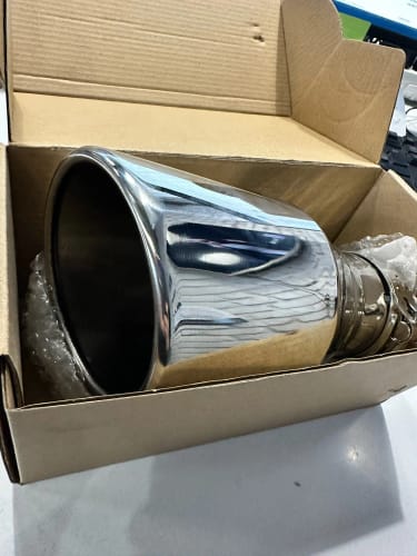Customer photo review of Muffler Tail Pipe Stainless Steel