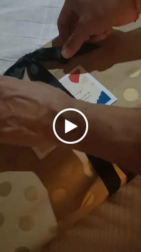 Customer video review of Gift Wrap & Message