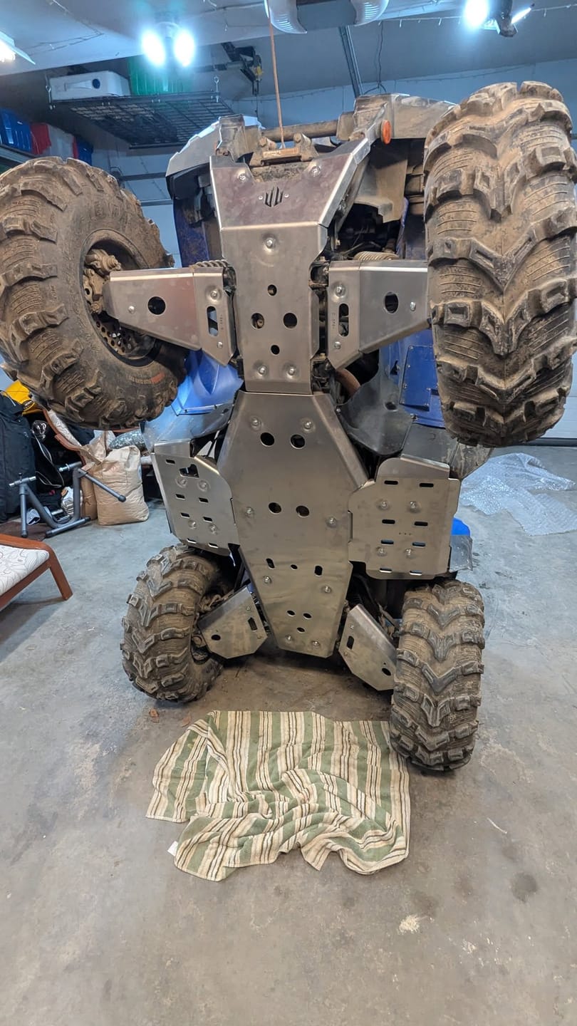Customer photo review of Full Skid Plate Kit — Yamaha Grizzly 550/700 (2007+)