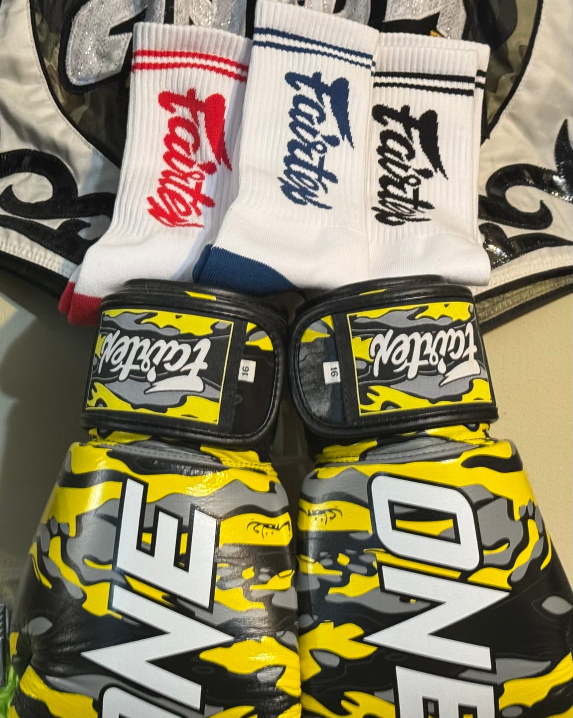 Customer photo review of Fairtex Muay Thai Socks
