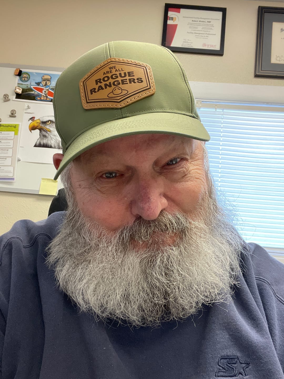Customer photo review of Richardson 942 Custom Leather Patch Hat