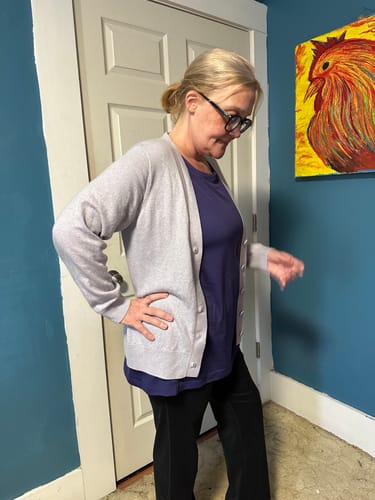 Customer photo review of Gia Sweater • Final Sale Deals! - Mist