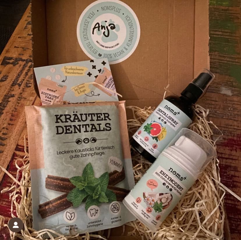 Customer photo review of Kräuter Dentals für Hunde zur Zahn- und Darmpflege (150g)