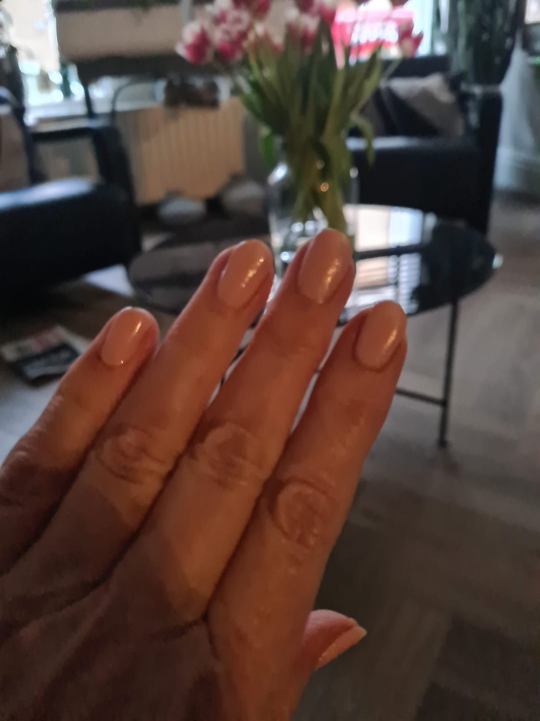 Customer photo review of Latte Dipping Powder