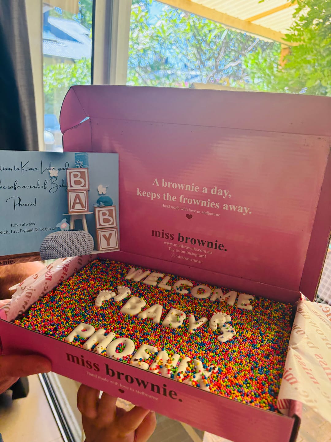 Customer photo review of Custom Baby Brownie