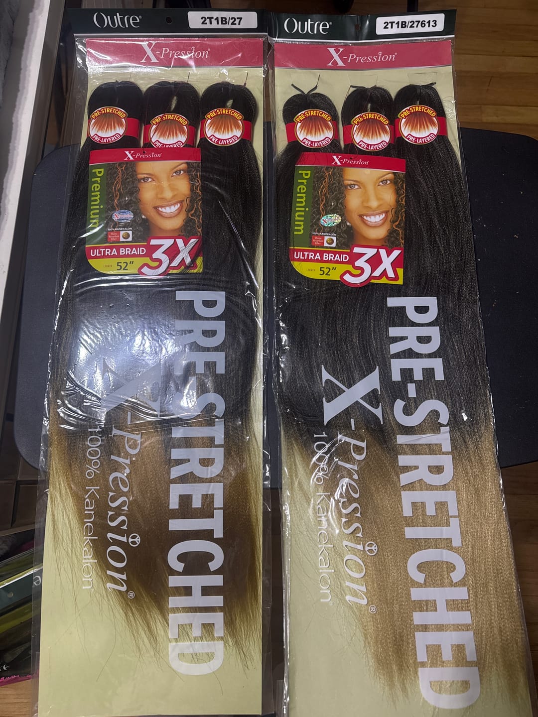 Customer photo review of Outre X-Pression Pre-Stretched - ULTRA BRAID 3X 52"
