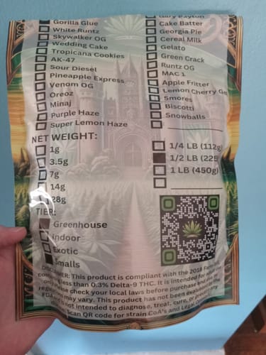 Customer photo review of Gorilla Glue Greenhouse THCA