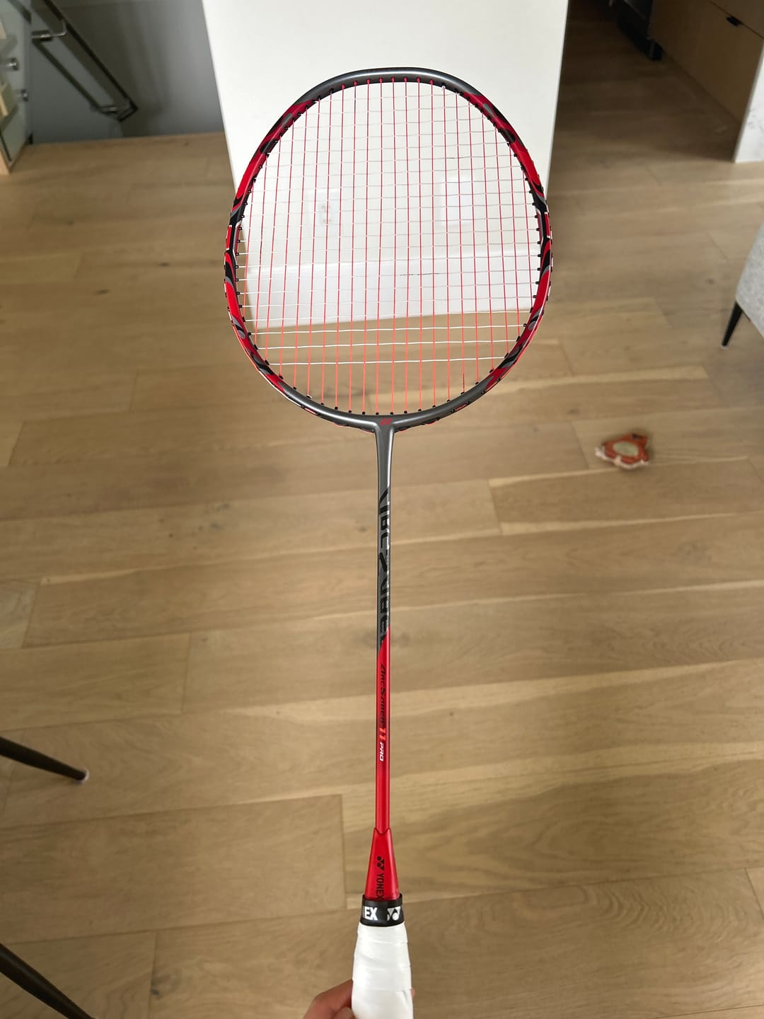 Customer photo review of Yonex Arcsaber 11 Pro Unstrung Badminton Racket [Red]