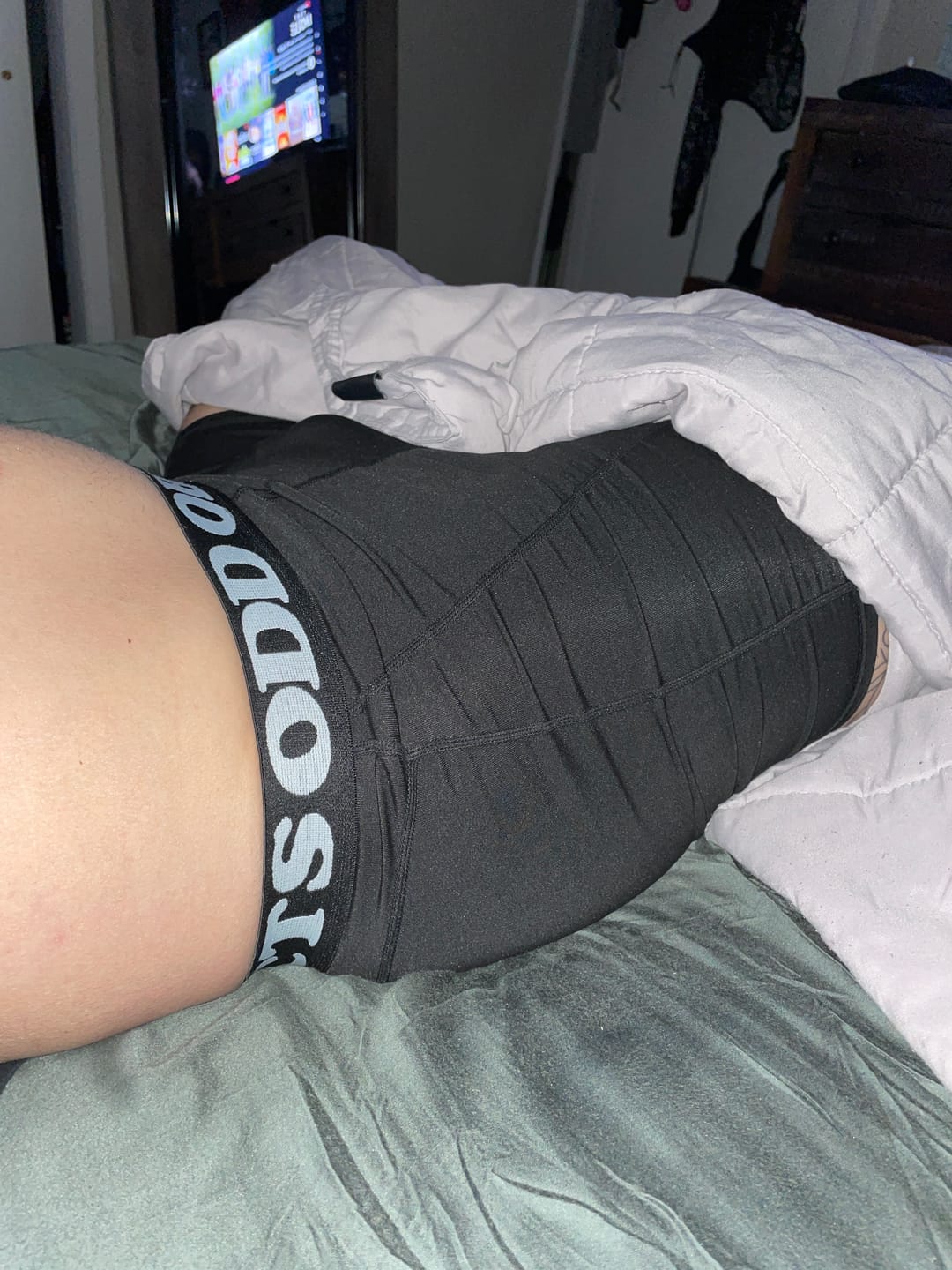 Customer photo review of Skin Tights | Compression Shorts