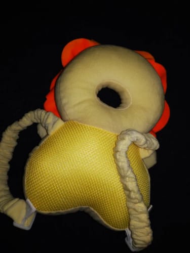 Customer photo review of 1-3Y Baby Head Protector, Safety, Corner Guards, Angel Bee Cartoon Edge Security Protective Headgear