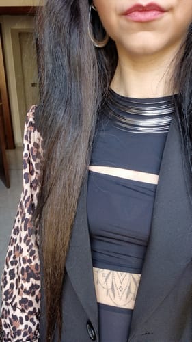 Customer photo review of Collana Choker Cleopatra argento