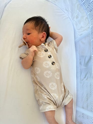Customer photo review of Miles Romper