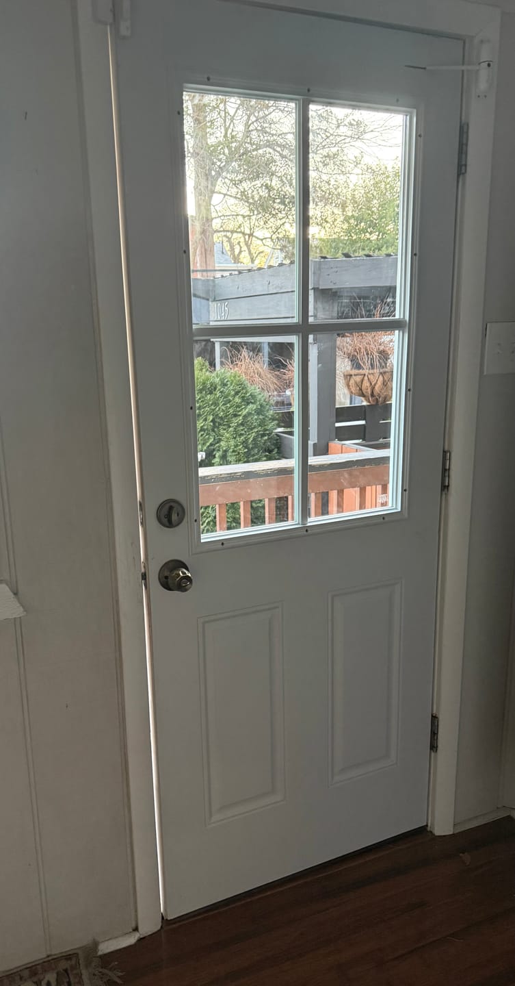Customer photo review of Clear 4 Lite Glass and Frame Kit (Half Lite)