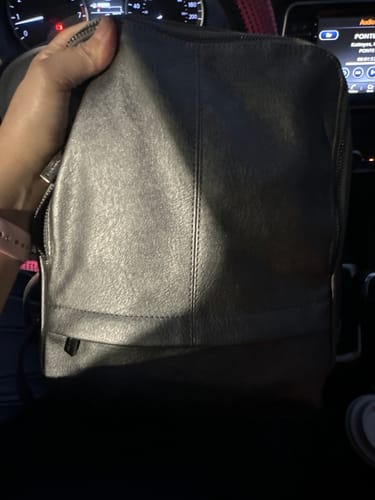 Reseña con foto de un cliente sobre Mochila Mate