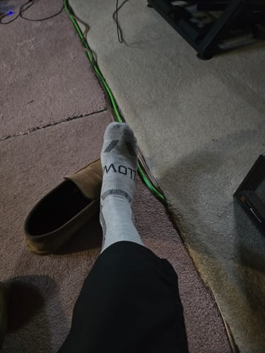 Customer photo review of Men's Alpaca Socks