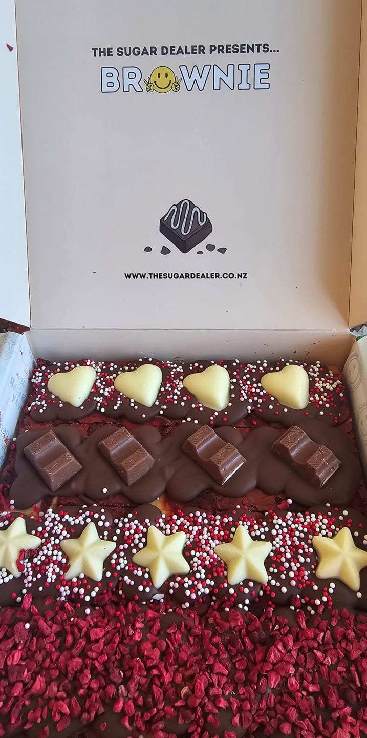 Customer photo review of Red velvet brownie