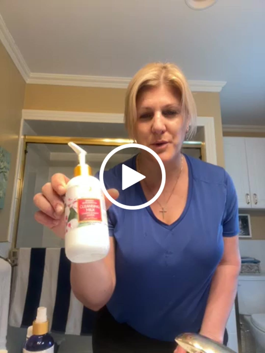 Customer video review of Rose Geranium Cleansing Milk
