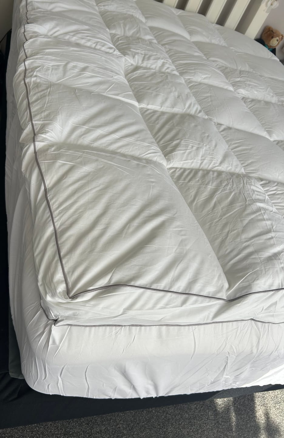 Customer photo review of Muscle Mat Luxury Mattress Topper