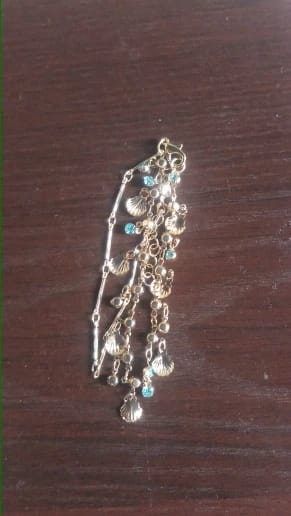 Customer photo review of SOMETHING BLUE MOLLY CHARM BRACELET