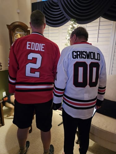 Customer photo review of Christmas Style 'Griswold' Hockey Jersey