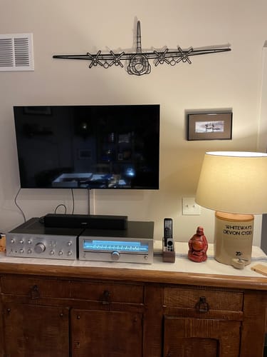 Customer photo review of C-130H Hercules Front Metal Aircraft Wall Art - NCP0040