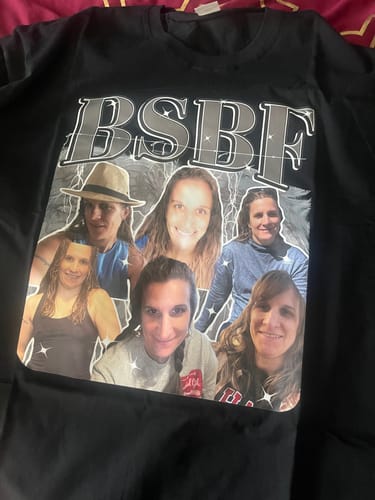 Customer photo review of CUSTOM VINTAGE TEE