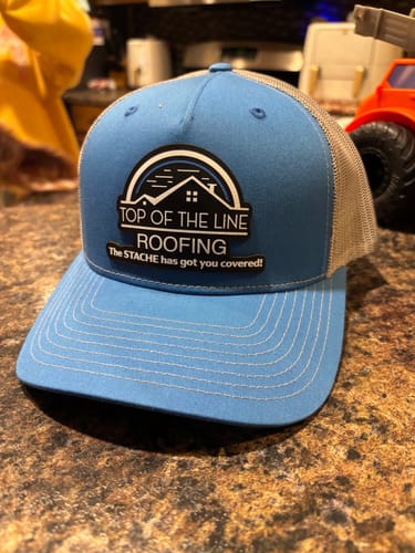 Customer photo review of Custom Five Panel Trucker Hat - Richardson 112FP